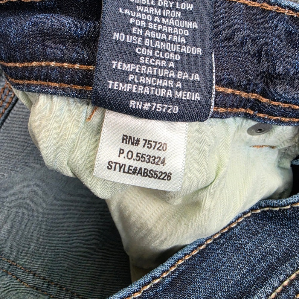 Buckle BKE Alec Straight Jeans Men's 30x30 Dark Wash Stretch Denim Blue Casual - Picture 9 of 9